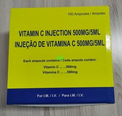 Китай Витамин С для инъекций 500 мг/5 мл поставщик