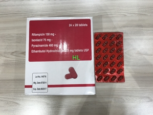 Китай Rifampicin и таблетки Isoniazid Анти--натечные медицины 150MG + 75MG поставщик
