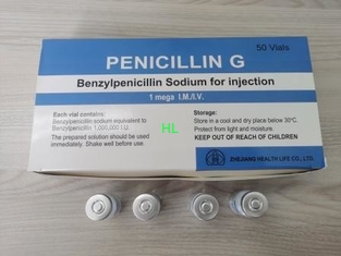 Китай Бензиловый натрий пенициллина на впрыска снадобья 1 мега/5 мега антибиотические поставщик
